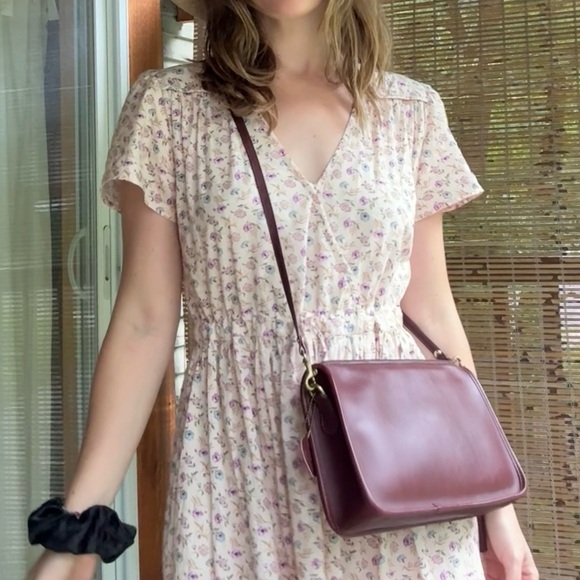 SOLD DONT BUY Vintage 70s 80s leather crossbody bag Kosta’s originals Small - Picture 7 of 16